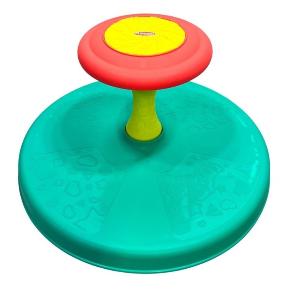 Playskool Sit 'n Spin Toy Classic Spinning Active Green Red Preschool‎ Kidcore